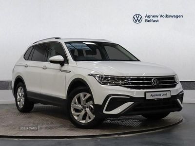 White Used 2024 VW Tiguan Allspace Life SUV | £28,990 (A bit pricey)