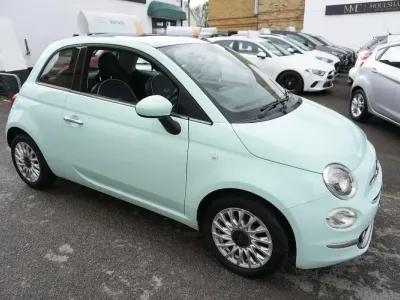 Used Fiat 500 Lounge 69 HP (50 kW) 2018 Green Hatchback