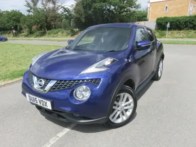 Used Nissan Juke Acenta Premium 115 HP (84 kW) 2015 Blue SUV