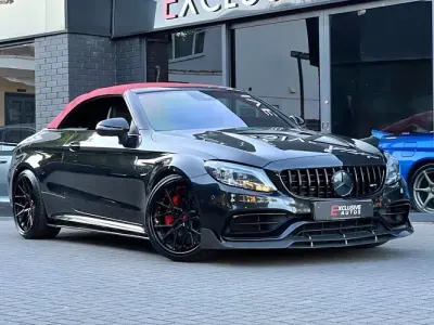 Used Mercedes C63 AMG Premium Plus 510 HP (375 kW) 2019 Black Cabriolet