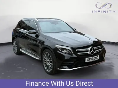 Käytetty Mercedes GLC220 AMG Line Premium 2018 Musta Farmari