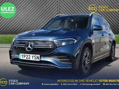 Used Mercedes EQB350 AMG line 214 kW (292 HP) 2022 Blue SUV