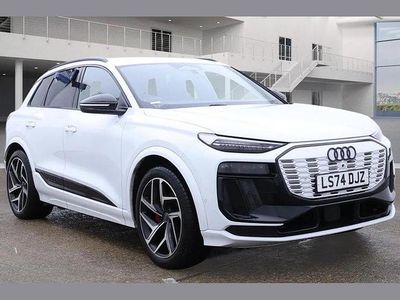 White Used 2024 Audi Q6 e-tron Advanced SUV | £50,450 (Good price)