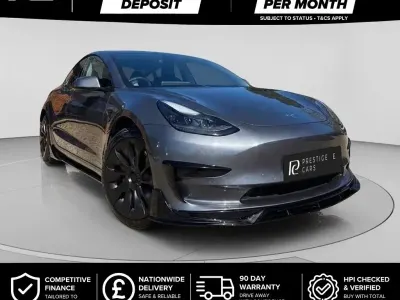 Used Tesla Model 3 Standard Range Plus 177 kW (241 HP) 2022 Grey Sedan