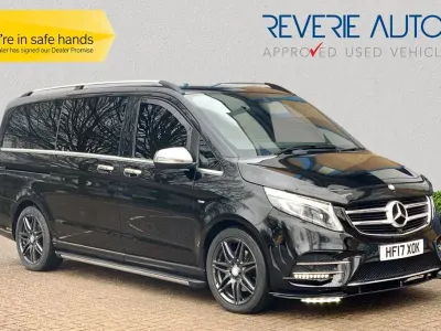 Begagnad Mercedes V250 AMG line 188 HK (138 kW) 2017 Svart Minibuss