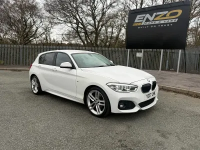 Begagnad BMW 116 M Sport 2017 Vit Halvkombi