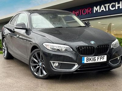 Black Used 2016 BMW 220 Luxury Line Coupe | £10,290 (Good price)