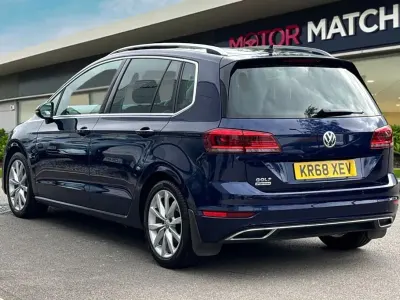 Used VW Golf Sportsvan GT 131 HP (96 kW) 2018 Blue MPV