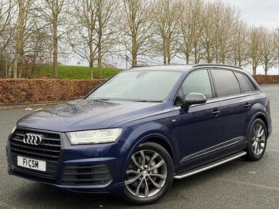 Used Audi Q7 S-Line 286 HP (210 kW) 2019 Blue SUV
