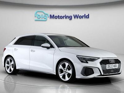 Used Audi A3 Sportback S-Line 2022 White Hatchback