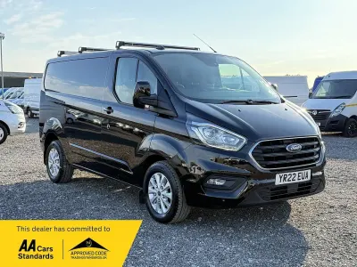 Used Ford Transit Custom Limited 130 HP (95 kW) 2022 Black Van