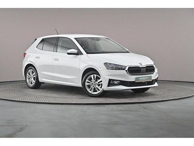 Used Skoda Fabia SE L 85 HP (62 kW) 2025 Moon white metallic Hatchback