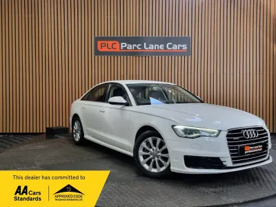 Used Audi A6 Comfort 272 HP (200 kW) 2015 White Sedan