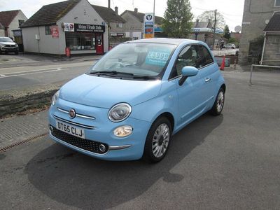 Używany Fiat 500 Lounge 69 KM (50 kW) 2016 Niebieski Hatchback