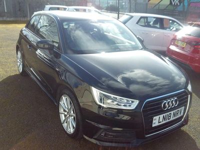Used Audi A1 S-Line 2018 Black Hatchback