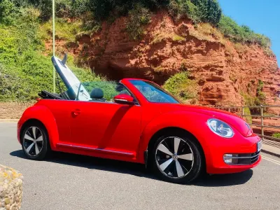 Used VW Beetle Design 2014 Red Hatchback