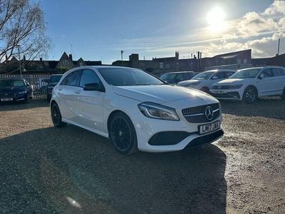 White Used 2017 Mercedes A200 AMG Line Premium Plus Hatchback | £11,495 (Fair price)