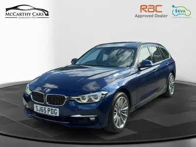 Used BMW 320 Luxury Line 184 HP (135 kW) 2015 Mediterranean blue Estate