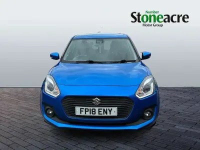 Begagnad Suzuki Swift SZ5 111 HK (81 kW) 2018 Blå Halvkombi