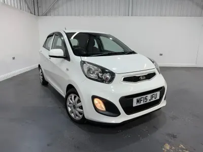 Used Kia Picanto 68 HP (50 kW) 2015 White Hatchback