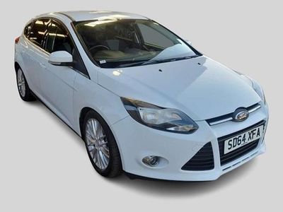 Used Ford Focus Zetec 2014 White Hatchback