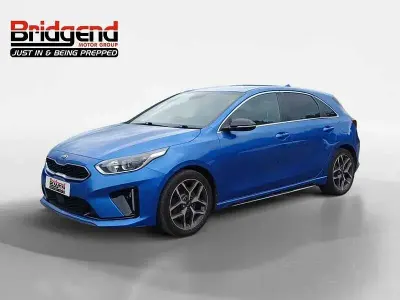 Used Kia Ceed GT-Line 118 HP (86 kW) 2019 Blue Hatchback
