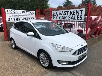 Begagnad Ford C-MAX Titanium 120 HK (88 kW) 2016 Vit Minibuss