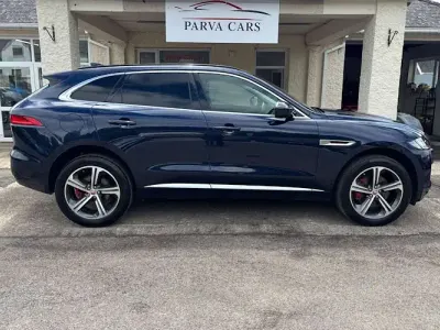 Used Jaguar F-Pace S 381 HP (280 kW) 2017 Blue SUV