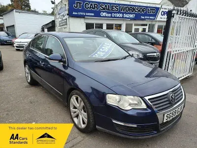 Used VW Passat Highline 140 HP (102 kW) 2009 Blue Sedan