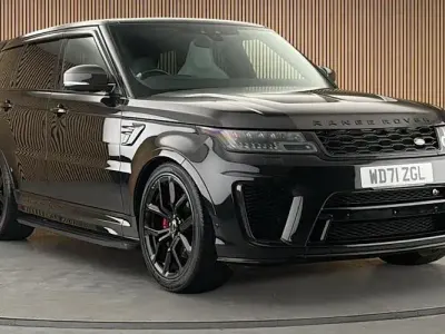 Used Land Rover Range Rover Sport SVR 575 HP (422 kW) 2021 Santorini black SUV