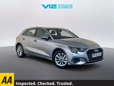 Used Audi A3 Sportback Advanced 150 HP (110 kW) 2020 Silver Hatchback