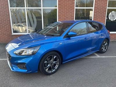 Used Ford Focus ST-Line 125 HP (91 kW) 2019 Blue Hatchback
