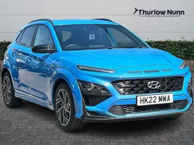 Used Hyundai Kona N Line 120 HP (88 kW) 2022 Blue SUV