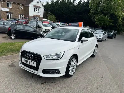 Usado Audi A1 S-Line 125 CV (91 kW) 2015 Blanco Utilitario