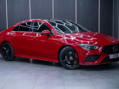 Used Mercedes CLA250 AMG Line Premium Plus 2019 Red Sedan