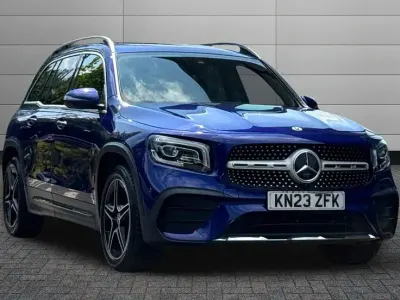 Used Mercedes GLB200 AMG line 161 HP (118 kW) 2023 Blue SUV
