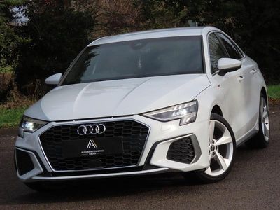 Used Audi A3 S-Line 150 HP (110 kW) 2021 White Sedan
