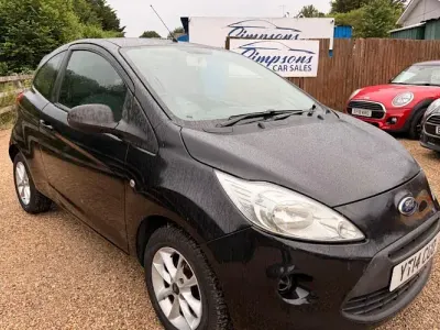 Used Ford Ka Studio 69 HP (50 kW) 2014 Black Hatchback