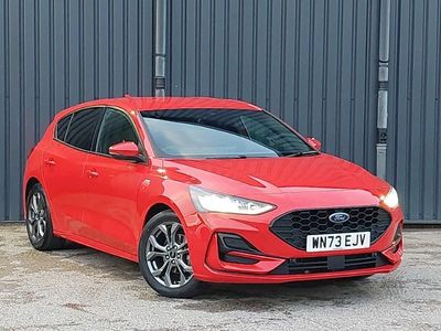 Red Used 2023 Ford Focus ST-Line Hatchback | £14,798 (Fair price)