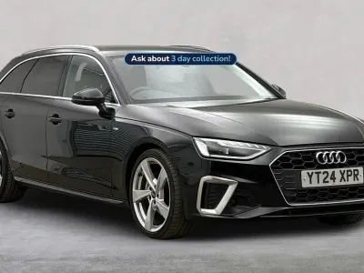 Used Audi A4 S-Line 204 HP (150 kW) 2024 Black Estate