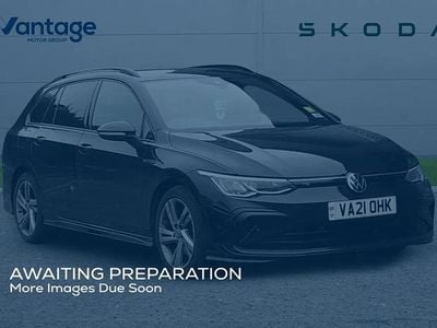 Used VW Golf VIII R-line 147 HP (108 kW) 2021 Black Estate