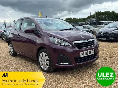 Used Peugeot 108 Active 68 HP (50 kW) 2016 Purple Hatchback