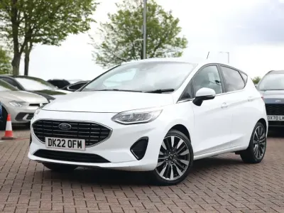 Used Ford Fiesta Titanium 155 HP (114 kW) 2022 White Hatchback