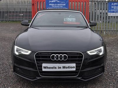 Black Used 2013 Audi A5 Cabriolet S-Line Cabriolet | £5,795 (Fair price)
