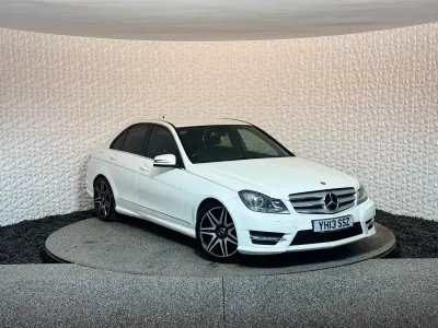 Used Mercedes C220 AMG 2013 White Sedan