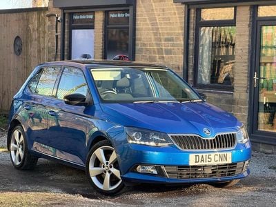 Used Skoda Fabia SE L 2015 Blue Hatchback