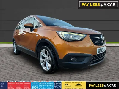 Used Vauxhall Crossland X S 110 HP (80 kW) 2019 Orange SUV