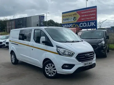 Used Ford Transit Custom Limited 130 HP (95 kW) 2020 White Van