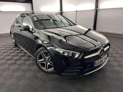 Used Mercedes A200 AMG line 2018 Black Hatchback