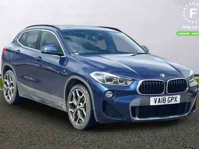 Begagnad BMW X2 Comfort Edition 190 HK (139 kW) 2018 Blå SUV